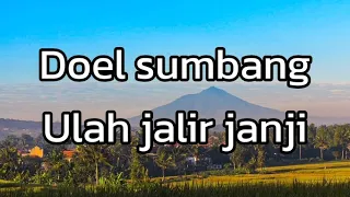 doel sumbang ulah jalir janji 