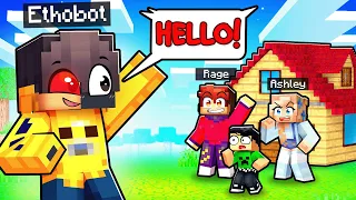 Ethobot Visits Minecraft Block City