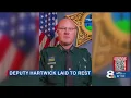 The Pinellas County Sheriff s Office said goodbye to one of their own