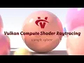 Vulkan Compute Shader Raytracing 1 A single sphere