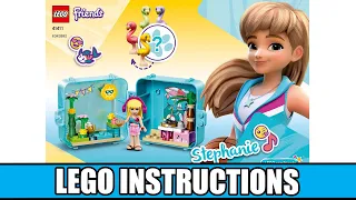 LEGO Instructions: How to Build LEGO Stephanie's Summer Play Cube - 41411 (LEGO FRIENDS)