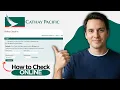 How to Check In Online Cathay Pacific 2026 Step By Step Guide
