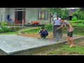 Download Lagu Solidarity and mutual assistance: DAU \u0026 PHIN help KONG pour concrete for new house foundation