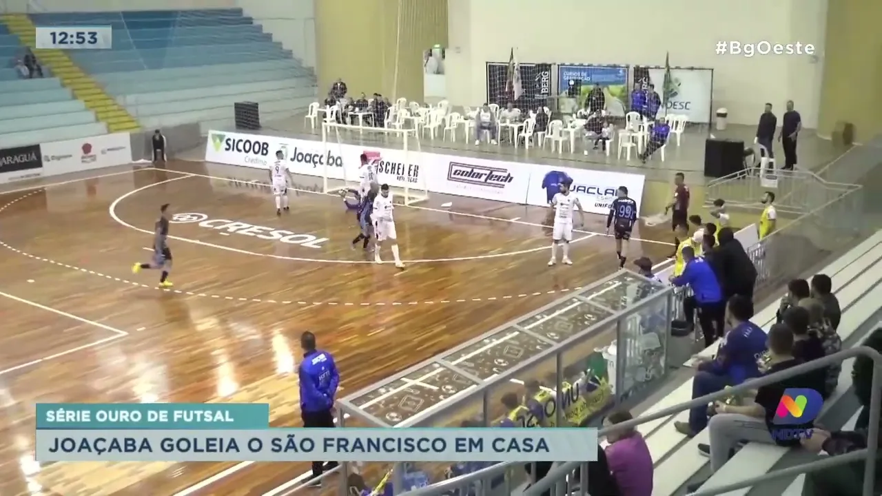 Série ouro de Futsal: Jaraguá assume liderança e o Joaçaba goleia o São Francisco