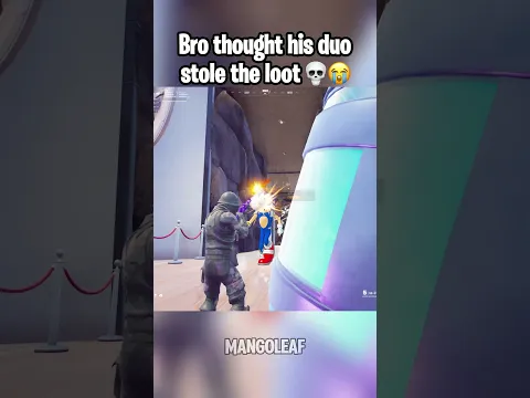 Bro thought his teammate took the loot 😭🙏 #fortnite #fortniteshorts #gaming