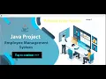 Group7 Report Employee Management System OOP Project with Java Swing