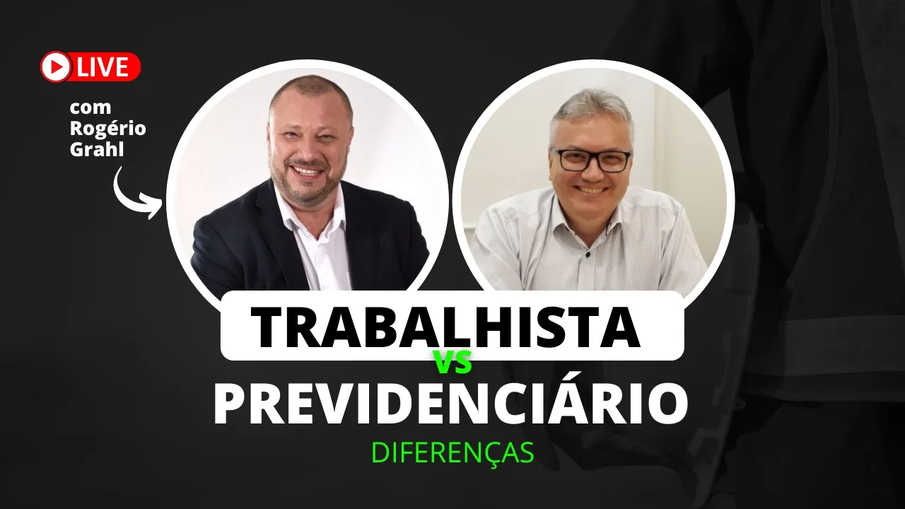 DIFERENÇA ENTRE PERICIA TRABALHISTA E PREVIDENCIARIA | ft. Rogerio Grahl