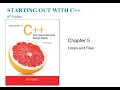 Chapter 5 Part 4 Nested Loops and Using files