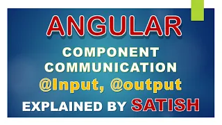 Angular Component Communication In Angular Input Output Event Emitter
