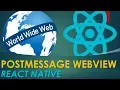 WebView React Native postMessage