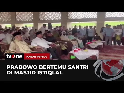 Prabowo Subianto Bertemu Santri di Masjid Istiqlal Jakarta