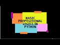 Basic Propositional logics in Python