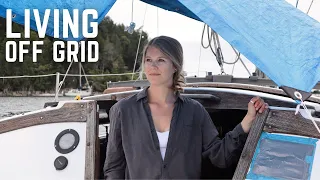 Daily Routines of Living Off Grid on a Sailboat (and struggling with our dinghy… again)