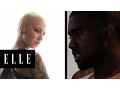 Kanye West and Amber Rose Behind the Scenes ELLE