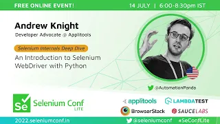 An Introduction to Selenium WebDriver with Python by Andrew Knight 2022