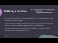 Intro to Python Workshop Week 8