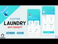 Flutter Laundry App Concept Speed Code GitHub Link
