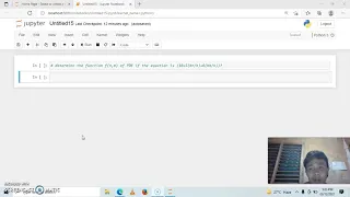 SOLVING PARTIAL DIFFERENTIAL EQUATION USING PYTHON JUPYTER NOTEBOOK
