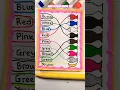 Lagu Mencocokan warna sesuai bahasa inggris #shorts #bahasainggris #shortvideo #reels #art