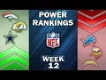 Week 12 NFL Power Rankings Playoff Races are HEATING UP