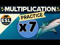 7 Times Table Practice Slow Fast Multiplication Drills for Quick Recall