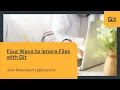 Four Ways to Ignore Files with Git