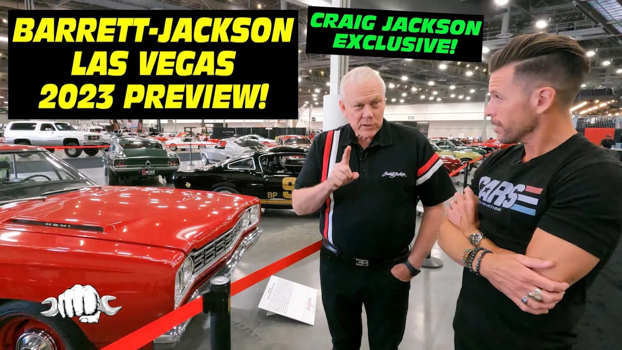 BARRETT-JACKSON 2023 Las Vegas Preview w/ Craig Jackson! EXCLUSIVE Auction Floor Tour!