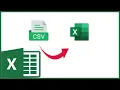 Convert CSV to Excel in Seconds No Data Loss