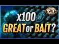 PoE 3 25 I Did x100 UBER Eater Here is LOOT - GREAT or BAIT