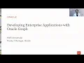 Developing Enterprise Applications with Oracle Graph