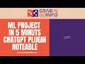 Data Science Project Completed in 5 Minutes Using ChatGPT Plugin Noteable Machine Learning