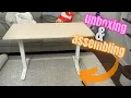 Unboxing Assembling the YDN Electric Standing Desk