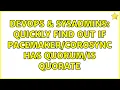 DevOps SysAdmins Quickly find out if has quorate