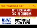 Rust Programming Complete Tutorial For Beginners String Data Type In Rust Part 16