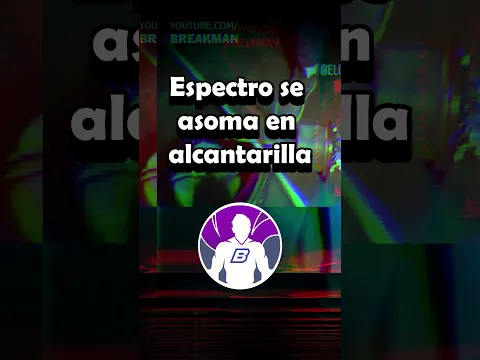 Aterrador Espectro se Asoma en Alcantarilla