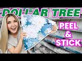 Change Your Life with Dollar Tree Peel Stick Wallpaper