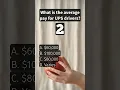 What is the average pay for UPS drivers