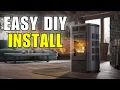 Finally - A Wood Pellet Stove Installation That Doesn t Take All Day