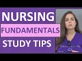 How to Study for Nursing Fundamentals Foundations in Nursing School