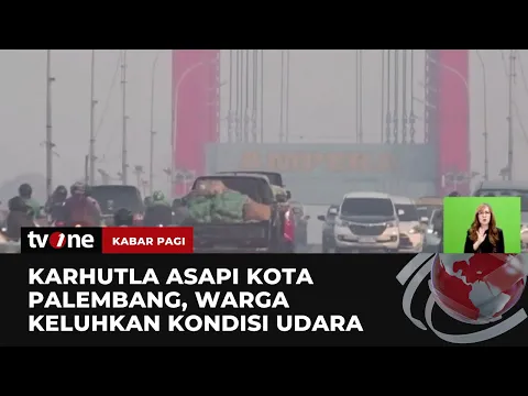 Kabut Asap Selimuti Kota Palembang