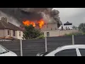 Download Lagu Building on Fire in Blackfen: Intense Flames and Smoke Captured || WooGlobe