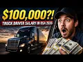 Truck Driver Salary in USA 2026 - The Truth Nobody Tells You