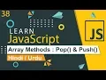 JavaScript Array Pop Push Tutorial in Hindi Urdu