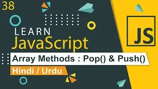 JavaScript Array Pop Push Tutorial in Hindi Urdu