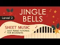 Download Lagu 🎹 Jingle Bells 👇 Sheet Music | Easy Piano Tutorial for Beginners (Level 2) SLOW + PDF