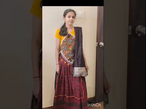 Pranshi ke liae bnaya special garba blouse #navratriblolouse