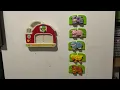 Leapfrog Fridge Farm Magnetic Animal Set 2004 version