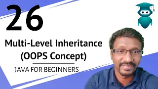 Java for Selenium 26 Multilevel Inheritance Code Implementation Java OOPS concept