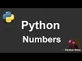 Numeric in Python Python tutorial for complete beginners