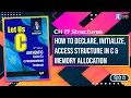Let us C Solutions C Programming How to Declare Initialize Access Structure in C Language